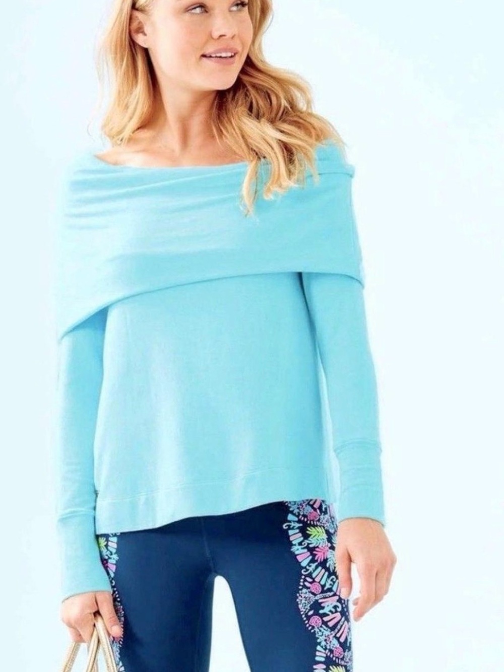 Lilly Pulitzer Belinda Off-The-Shoulder Pullover Sweatshirt